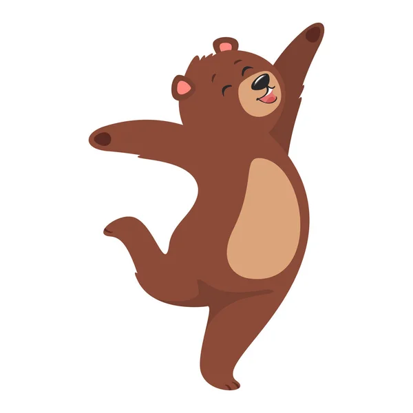 Kreskówka niedźwiedź brązowy — Wektor stockowy