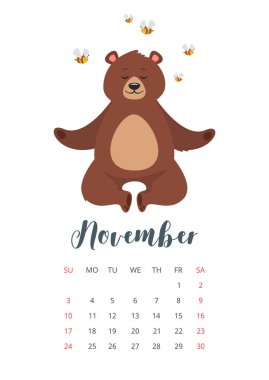 2019 yılı takvim sayfası