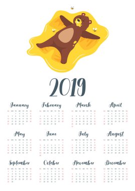 boz ayı ayı takvimi