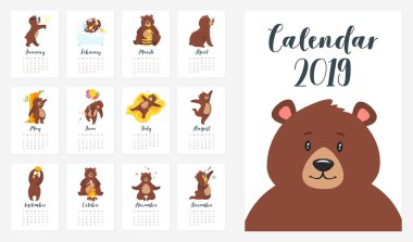 boz ayı ayı takvimi