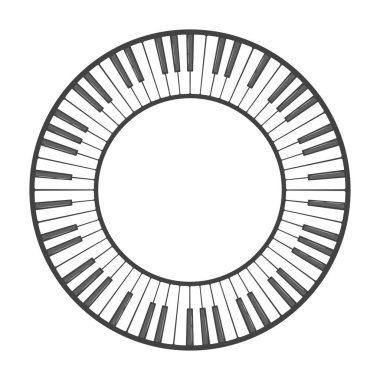 Müzik aleti tuşları.