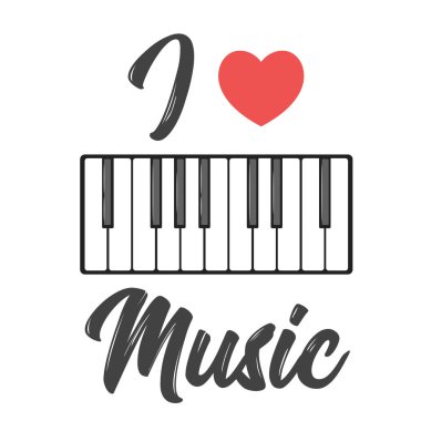 Müzik aleti tuşları.