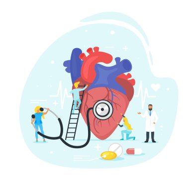 Kalp tedavisi kavramı.