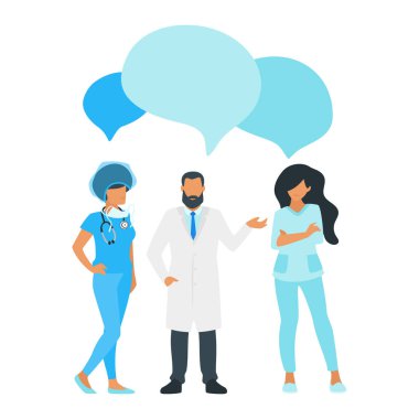 Doktor konuşma balonu.