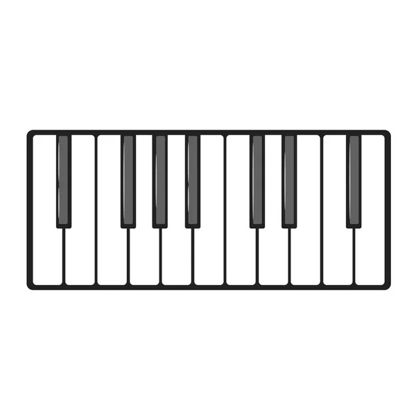 Clés d'instrument de musique . — Image vectorielle