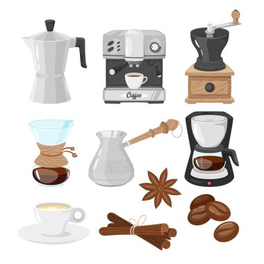 Kahve makineleri simgeler