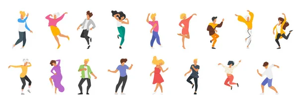 Danse gens silhouette — Image vectorielle