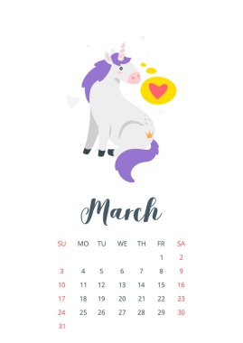 aylık takvim 2019 yılı