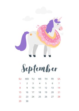 aylık takvim 2019 yılı