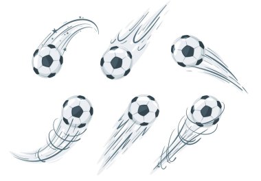Futbol topu içinde hareket