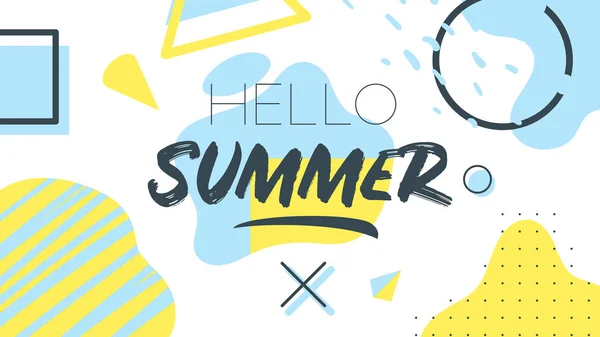 Premium Vector  Summer time text banner template