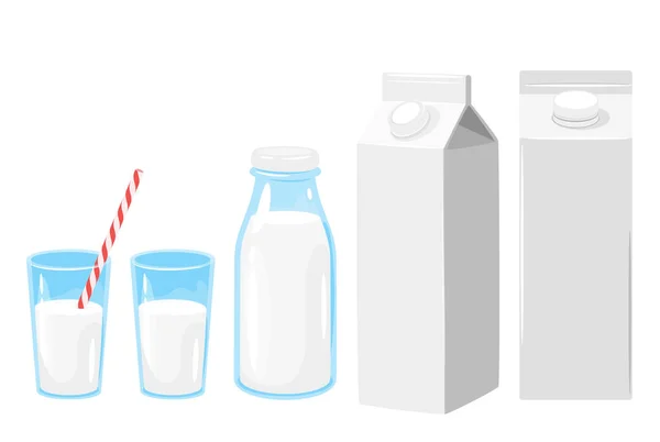 Ikona mleko na białym tle — Wektor stockowy