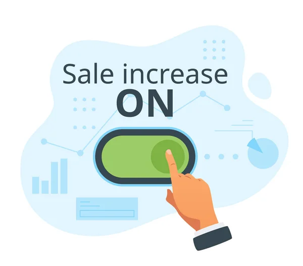 Sale increase concept