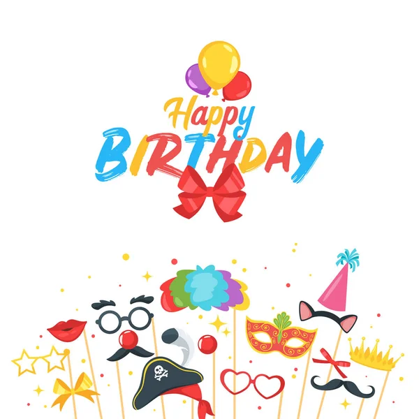 Birthday party card design template