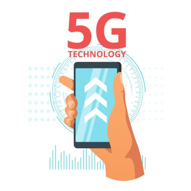5g kablosuz yenilikçi teknoloji reklam posteri şablonu