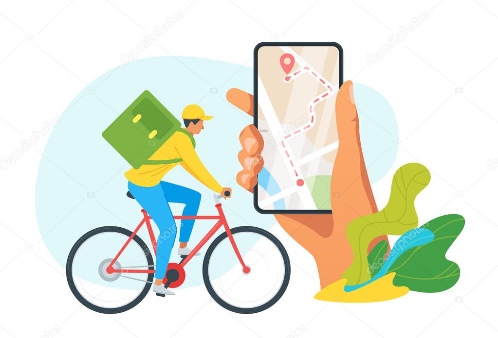 Express delivery service vector illustration