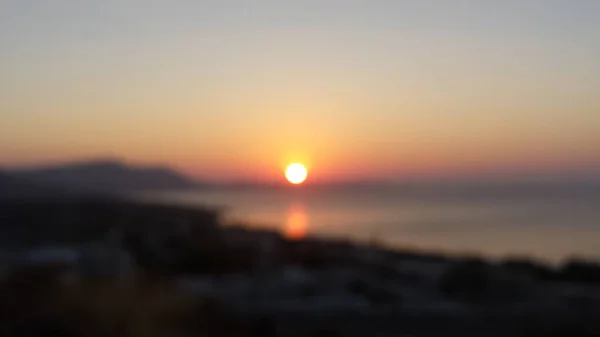 Sonnenaufgang Meer Auf Rhodos Griechenland — Stockfoto