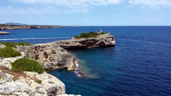 Torre Del Serral Dels Falcons Porto Cristo Mallorca — Stockfoto