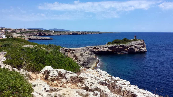 Torre Del Serral Dels Falcons Porto Cristo Mallorca — 图库照片