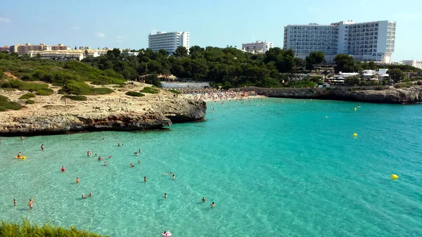 Mallorca Majorca Spain June 2018 People Water Cala Domingos Beach — Stock Photo, Image