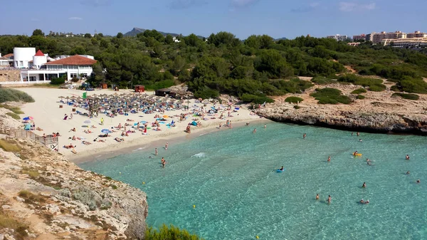 Mallorca Majorca Spain June 2018 People Water Cala Domingos Beach — Stock Photo, Image