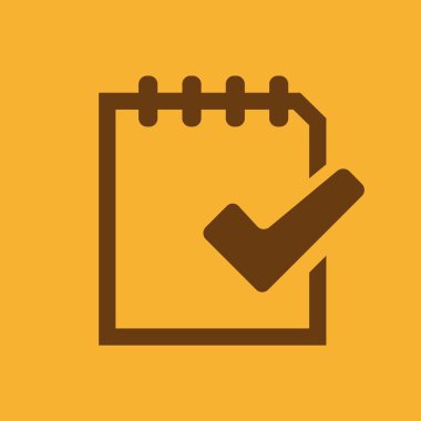 Basit belge vektör simgesi