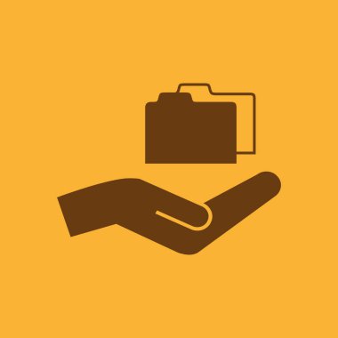 basit klasör simge vektör