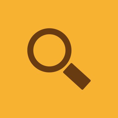 Büyüteç camı. Vektör çizim