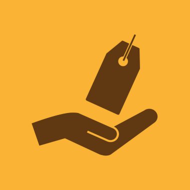 Fiyat kutsal kişilerin resmi, vektör simgesi