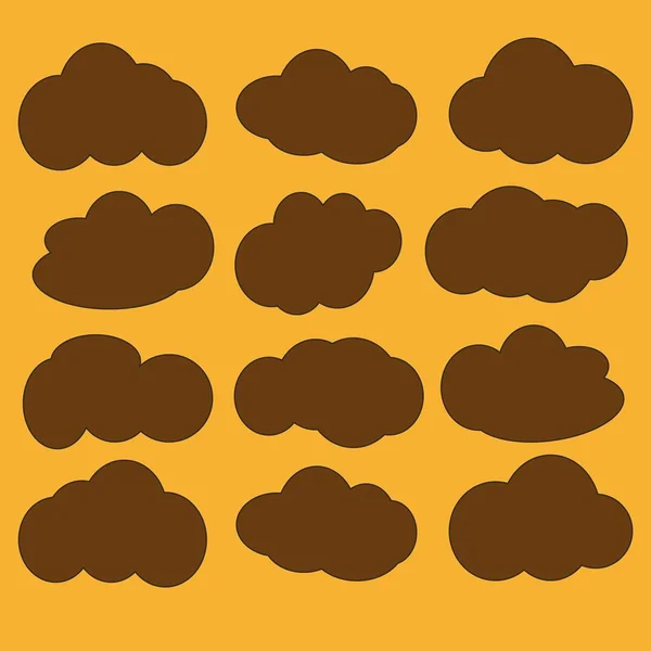 simple cloud icon vector
