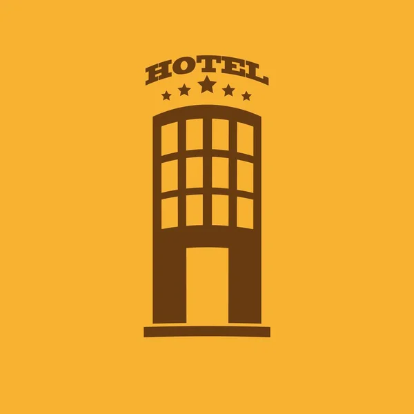 简单酒店矢量图标 — 图库矢量图片