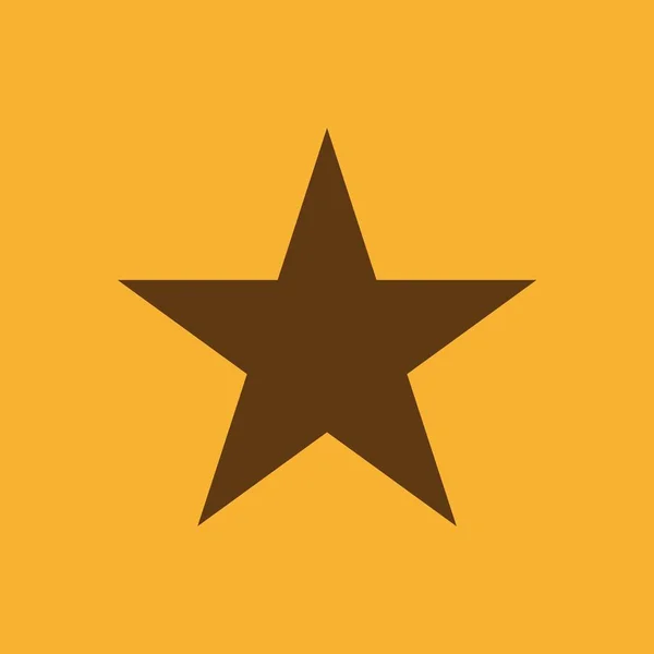 Star Icon Vettore Semplice — Vettoriale Stock