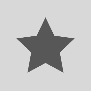 Yıldız simgesi basit örnek