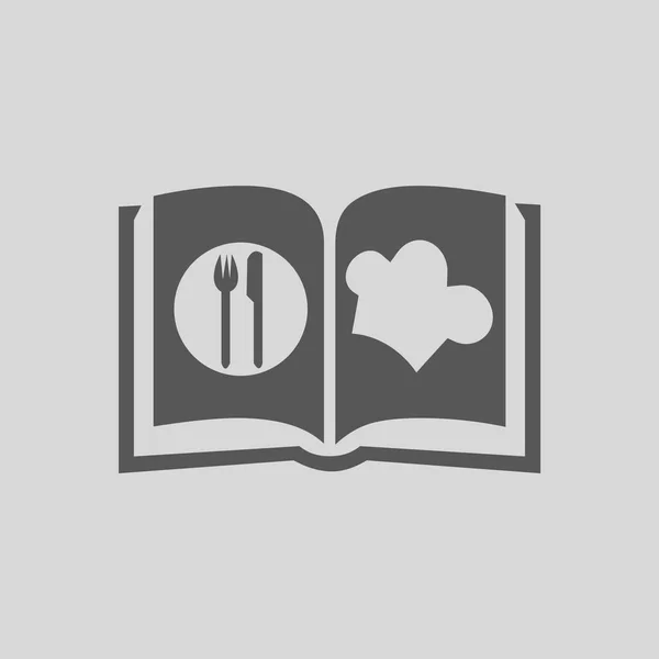 Libro Cucina Semplice Illustrazione — Vettoriale Stock