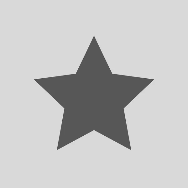 星のアイコンを単純な図 — ストックベクタ