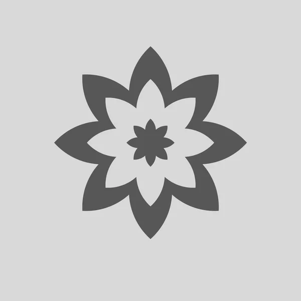 flower vector icon simple illustration