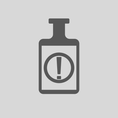 İzole kimya test tüpü