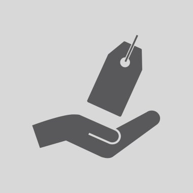 Fiyat kutsal kişilerin resmi, vektör simgesi