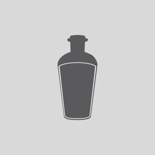 Иконка Бутылки Векторная Иллюстрация — стоковый вектор