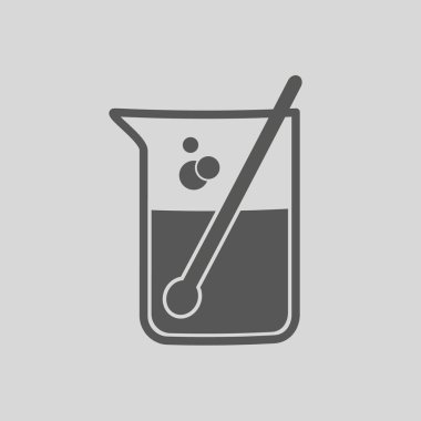 test tüp vektör simgesi