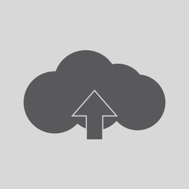 bulut indirme vektörü simgesi