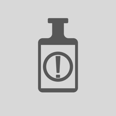 İzole kimya test tüpü