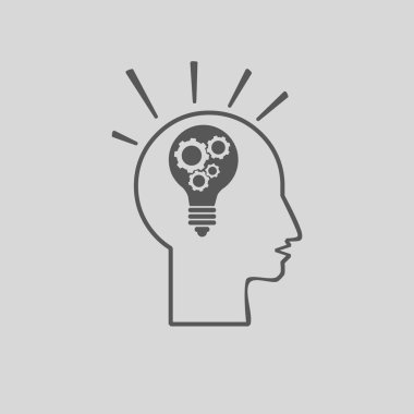 Ekibimizi ampul kavramının, fikir vektör simgesi