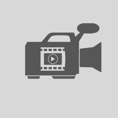 video kamera vektör simgesi