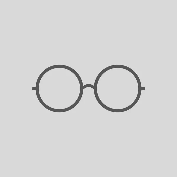 丸眼鏡アイコン シンボル ベクトル — ストックベクタ