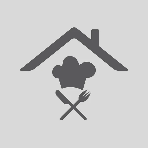 Icône Cuisine Illustration Simple — Image vectorielle