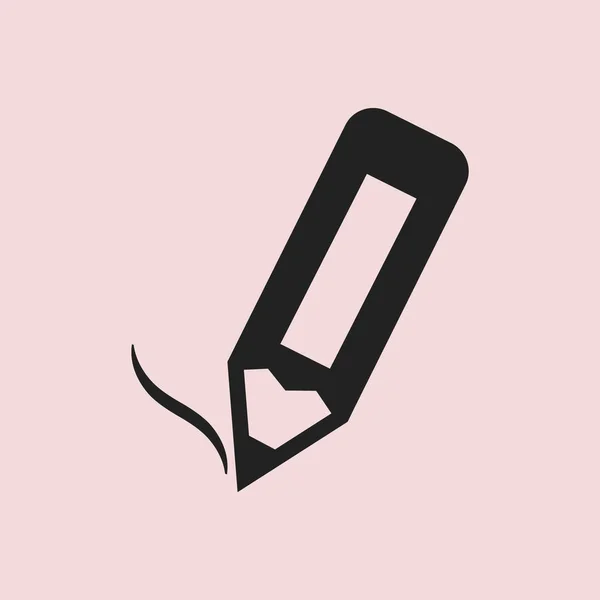 Pencil Vector Icon Simple Illustration — Stock Vector