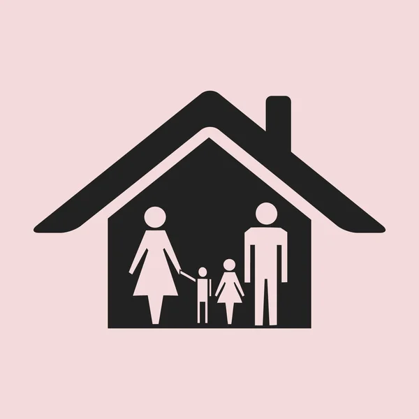 House Vector Icon Simple Illustration — Stock Vector