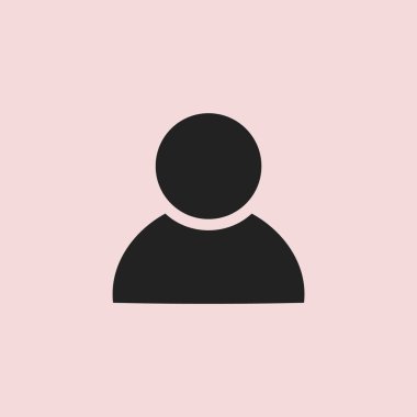 Kullanıcı vektör simgesi basit örnek 