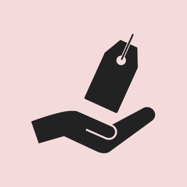 Fiyat kutsal kişilerin resmi, vektör simgesi